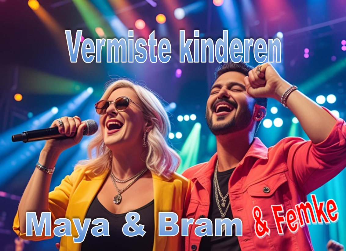 Albumcover van vermiste kinderen